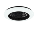 Trio Lighting Trio STRALSUND VENTILATOR plafondlamp | LED | mat zwart | Ø 49 cm | IP20 | 1x 30W | 3500 lm | 2700-6500K | dimbaar