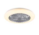 Trio Lighting Trio STRALSUND VENTILATOR plafondlamp | LED | titaan | Ø 49 cm | IP20 | 1x 30W | 3500 lm | 2700-6500K | dimbaar