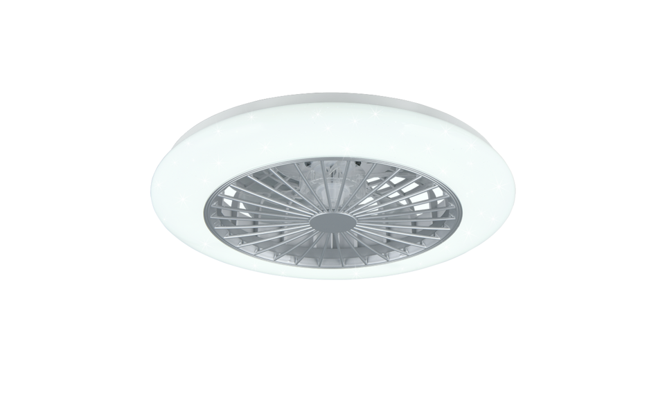 Trio Lighting Trio STRALSUND VENTILATOR plafondlamp | LED | titaan | Ø 49 cm | IP20 | 1x 30W | 3500 lm | 2700-6500K | dimbaar Trio Lighting Trio STRALSUND VENTILATOR plafondlamp | LED | titaan | Ø 49 cm | IP20 | 1x 30W | 3500 lm | 2700-6500K | dimbaar