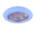 Trio Lighting Trio STRALSUND LED ceiling fan light | 1x 40W 4500 lm 3000-6500K | titanium | Ø 50 cm | IP20 | 16.8 cm