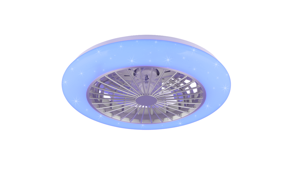 Trio Lighting Trio STRALSUND LED ceiling fan light | 1x 40W 4500 lm 3000-6500K | titanium | Ø 50 cm | IP20 | 16.8 cm Trio Lighting Trio STRALSUND LED ceiling fan light | 1x 40W 4500 lm 3000-6500K | titanium | Ø 50 cm | IP20 | 16.8 cm