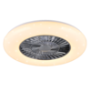 Trio VISBY VENTILATOR plafondlamp | LED | chroom met wit | IP20 Trio VISBY VENTILATOR plafondlamp | LED | chroom met wit | IP20