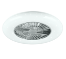 Trio Lighting Trio VISBY VENTILATOR plafondlamp | LED | chroom met wit | Ø 58 cm | IP20 | 1x 38W | 4400 lm | 2700-6500K | dimbaar
