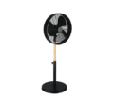 Trio Lighting Trio VIKING ceiling fan light | 50W | black with wood | Ø 45 cm | IP20 | 120.5 cm