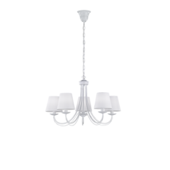 Trio CORTEZ hanglamp | wit mat/wit | IP20 | E14 Fitting | Ø 70 cm