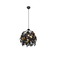 Trio LEAVY pendant light | E27 | black | Ø 38 cm | IP20