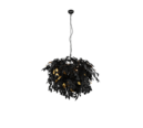Trio Lighting Trio LEAVY pendant light | 4x E14 max 40W | black | Ø 70 cm | IP20 | 150 cm