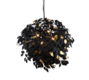 Trio Lighting Trio LEAVY pendant light | 4x E14 max 40W | black | Ø 70 cm | IP20 | 150 cm