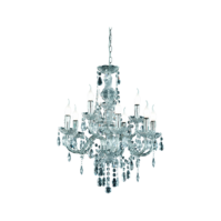 Trio LÜSTER hanglamp | chroom/transparant/chroom | uitv. 2