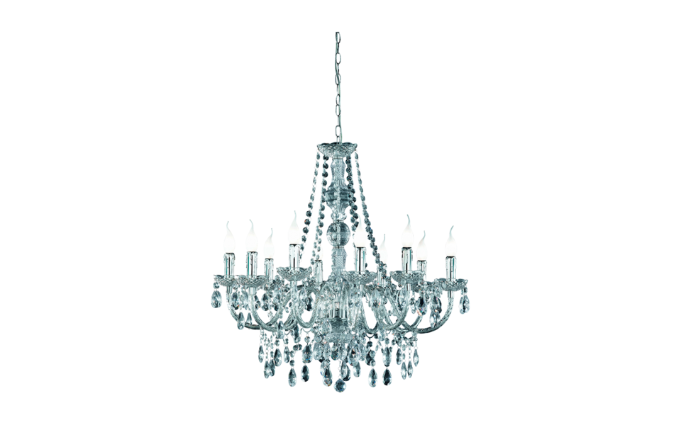 Trio Lighting Trio LÜSTER pendant light | 10x E14 max 40W | Ø 76 cm | IP20 | 165 cm Trio Lighting Trio LÜSTER pendant light | 10x E14 max 40W | Ø 76 cm | IP20 | 165 cm