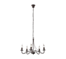 Trio Lighting Trio COUNTRY hanglamp | E14 Fitting | roestkleur | Ø 55 cm | IP20 | excl. 5x E14 | max. 40W
