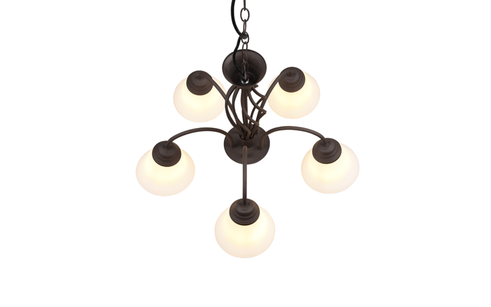 Trio Lighting Trio RUSTICA pendant light | 5x E14 max 40W | Ø 60 cm | IP20 | 150 cm Trio Lighting Trio RUSTICA pendant light | 5x E14 max 40W | Ø 60 cm | IP20 | 150 cm