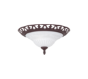 Trio Lighting Trio RUSTICA ceiling light | 2x E27 max 40W | Ø 38 cm | IP20 | 16.5 cm