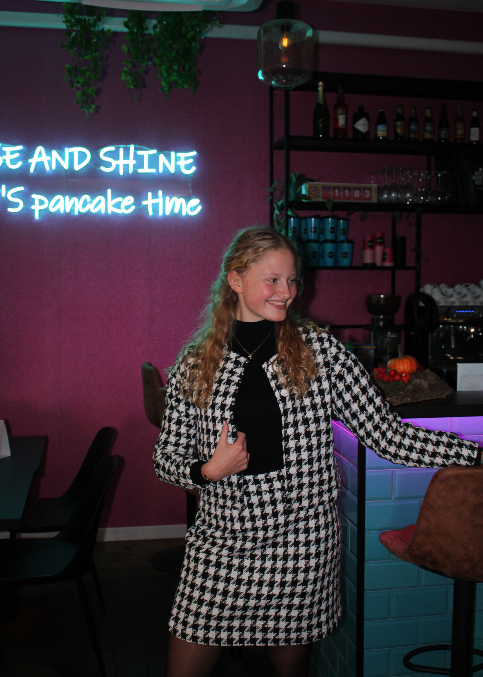 Ruit Blazer Black Maat L