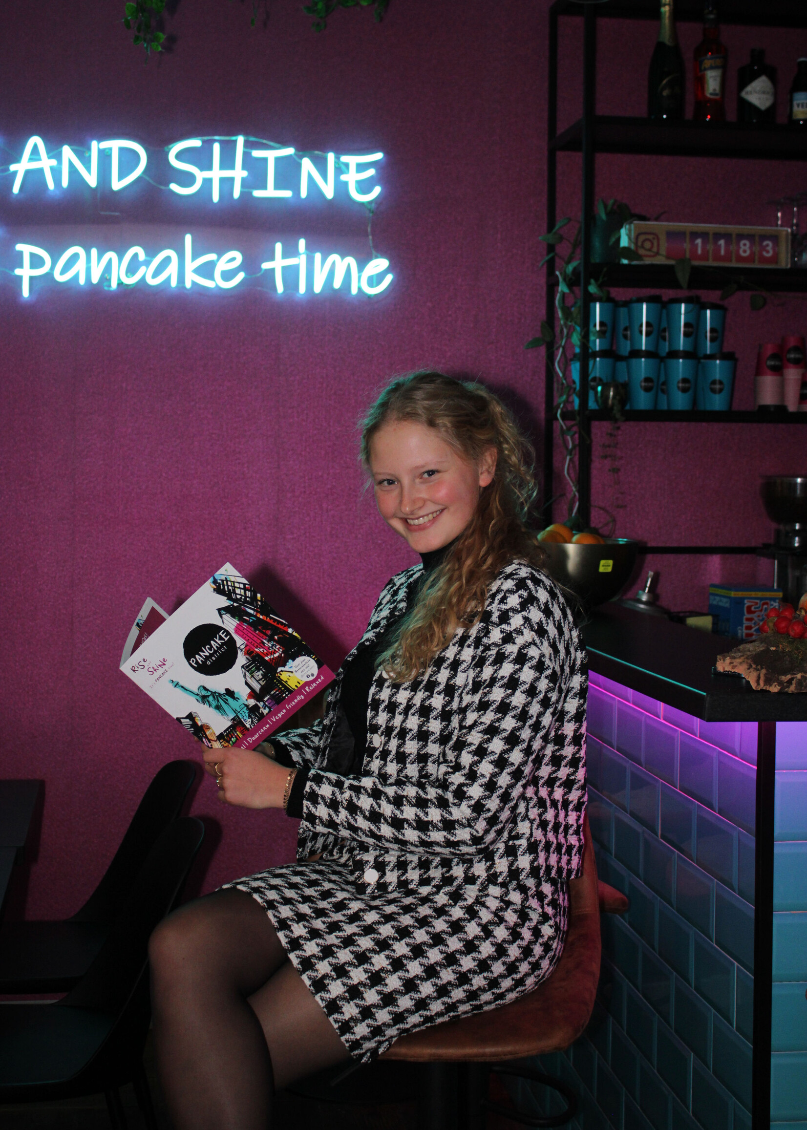 Ruit Blazer Black Maat L