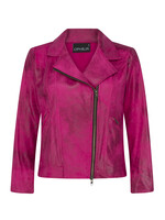 Ophilia Carmen Vintage Leather Fuchsia