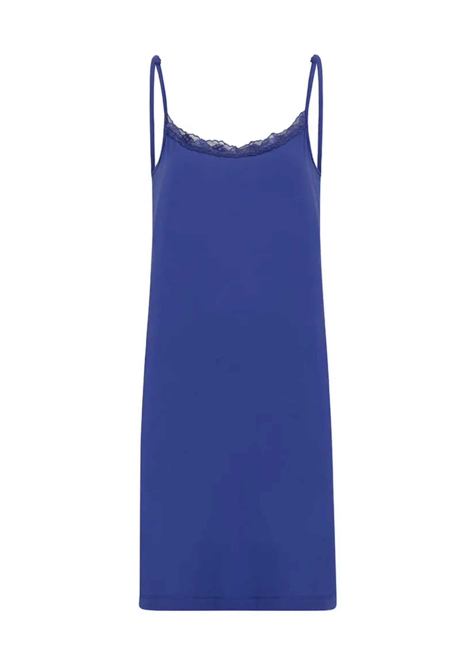 Upsa Onderjurkje kant Koningsblauw M/L