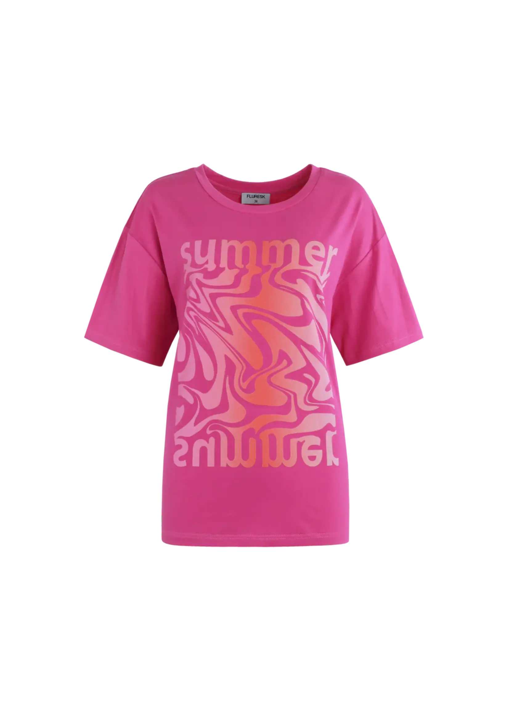 FLURESK Isaleigh T-shirt Bright Pink