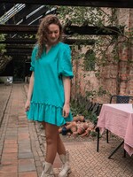 FLURESK Alana jurk Pool Green Maat 42