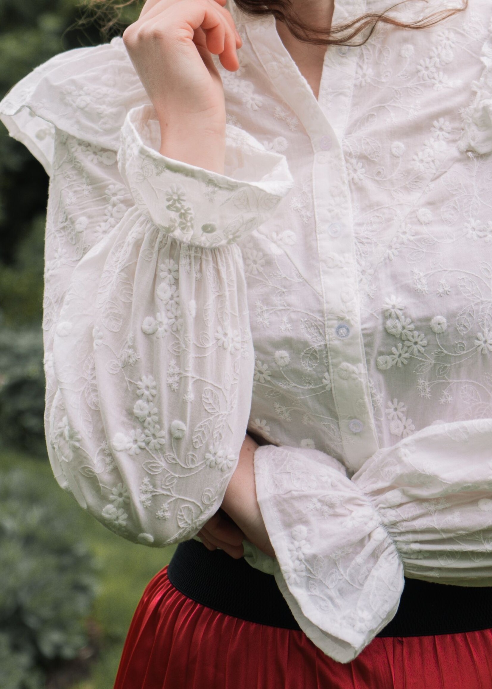 FLURESK Floriana blouse Offwhite/Cream