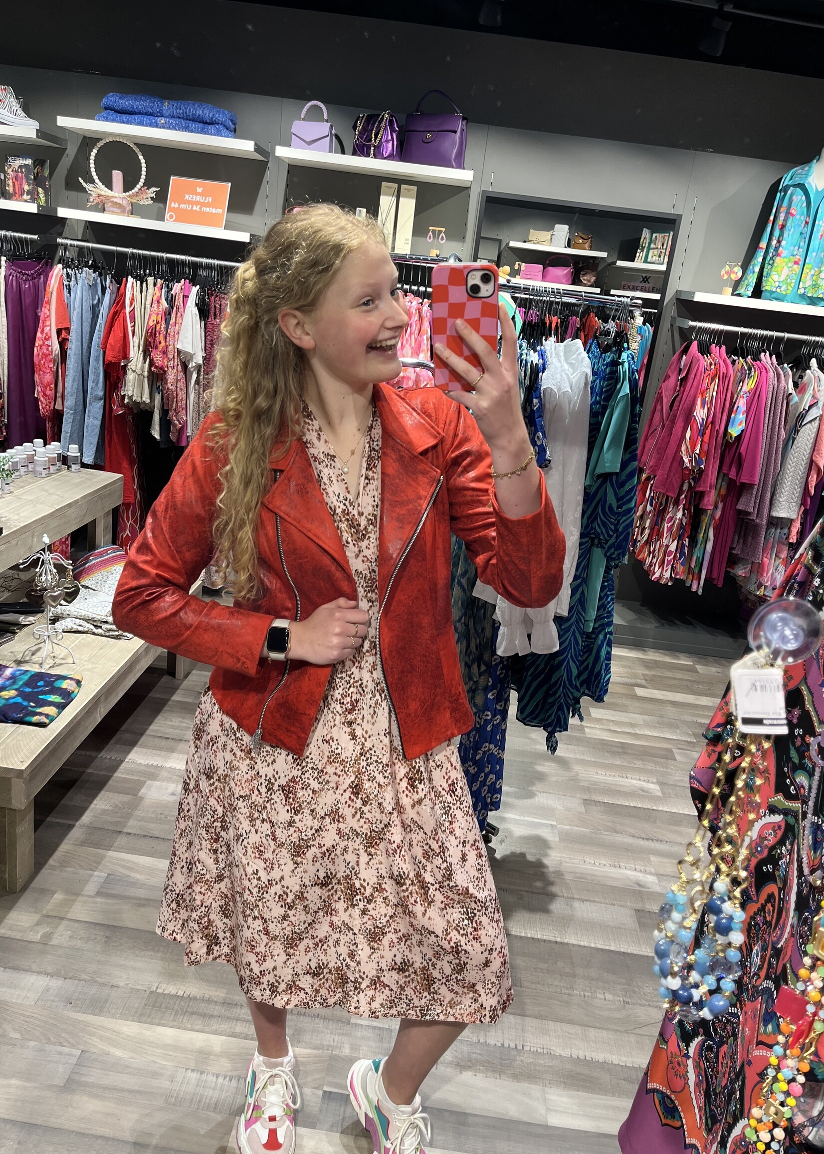 Ophilia Carmen Vintage Leather Candy Maat 1