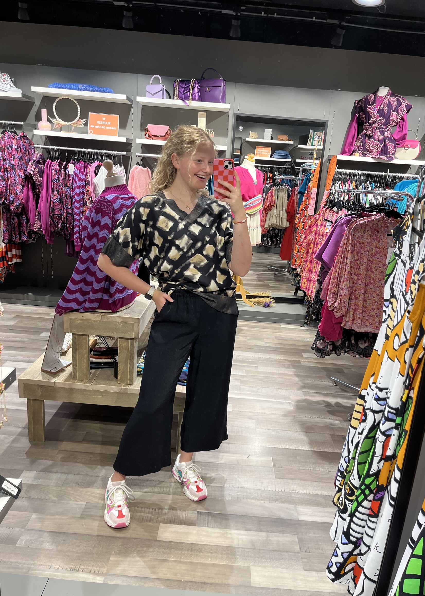 Ophilia Koko Parelmoer Black Maat 1