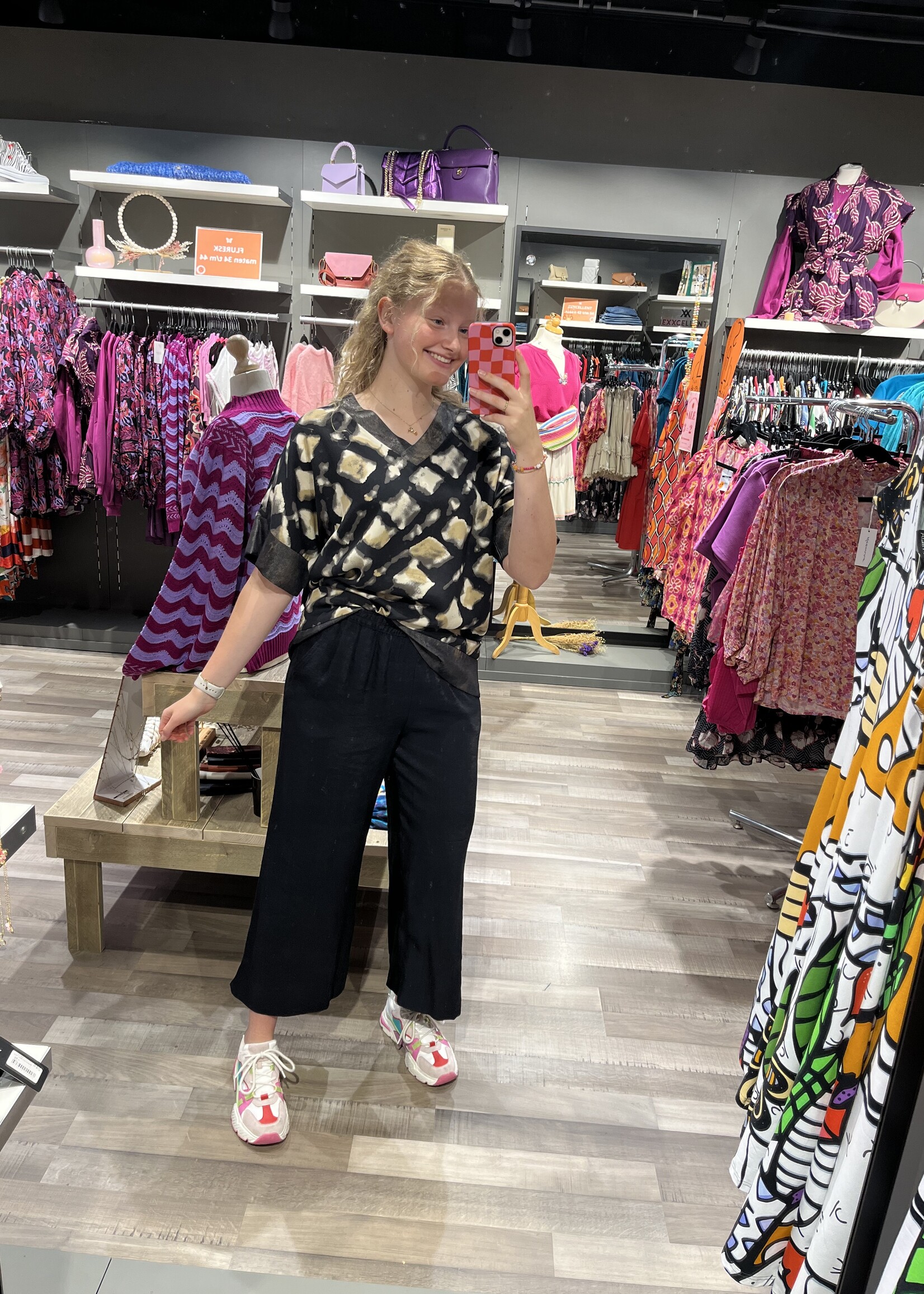 Ophilia Koko Parelmoer Black Maat 1