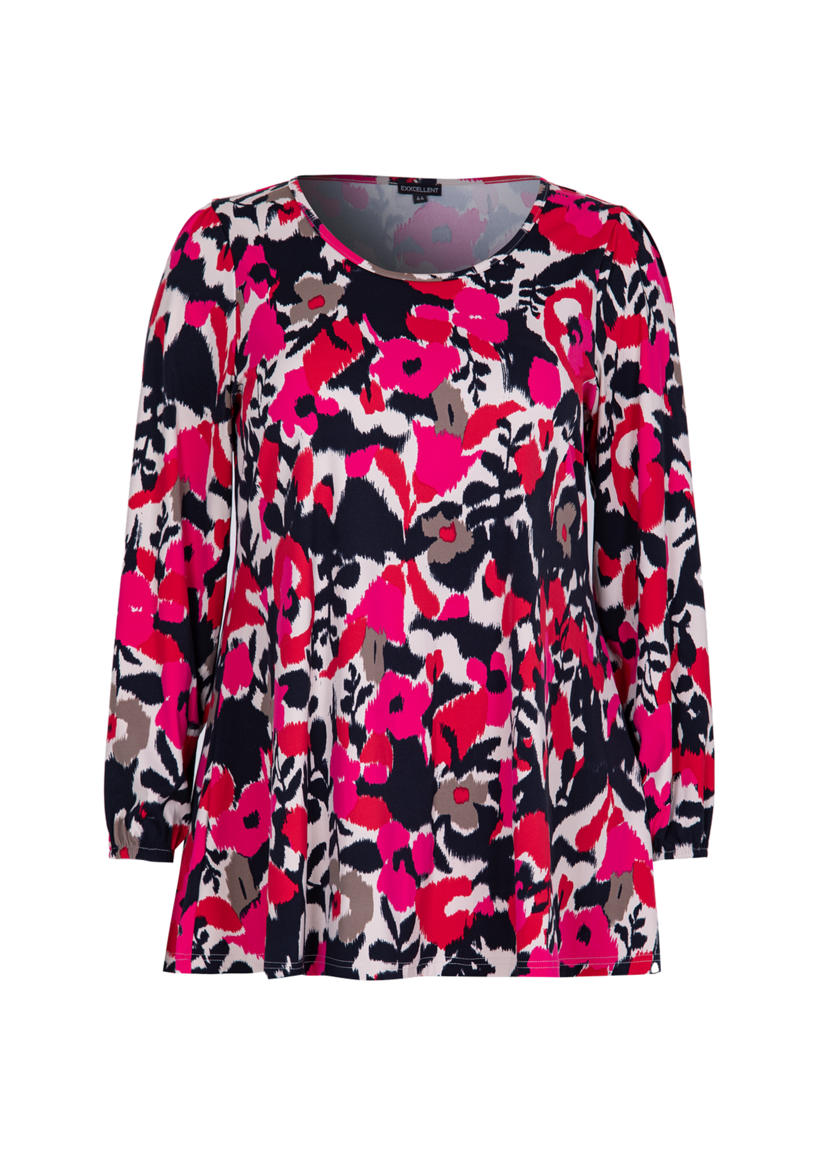 Exxcellent Blanche Tunic Gravel / Bright Pink