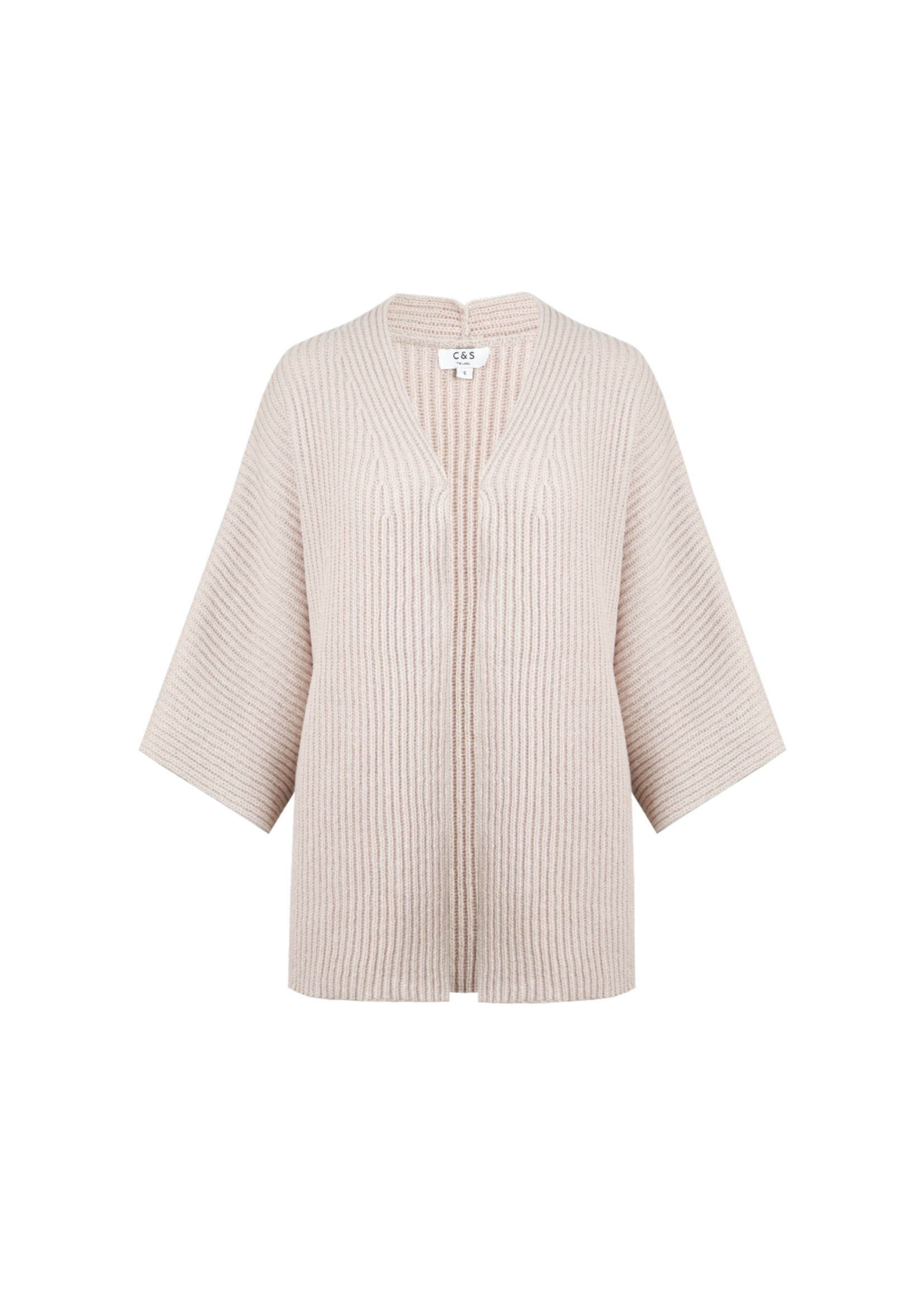 C&S The Label Djaira Cardigan Sand