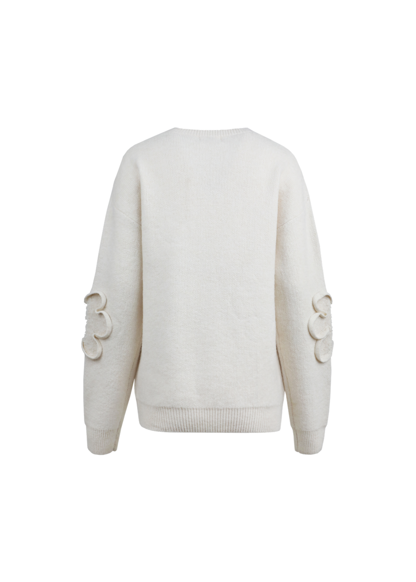 C&S The Label Dinja Knit Sweater Wool White