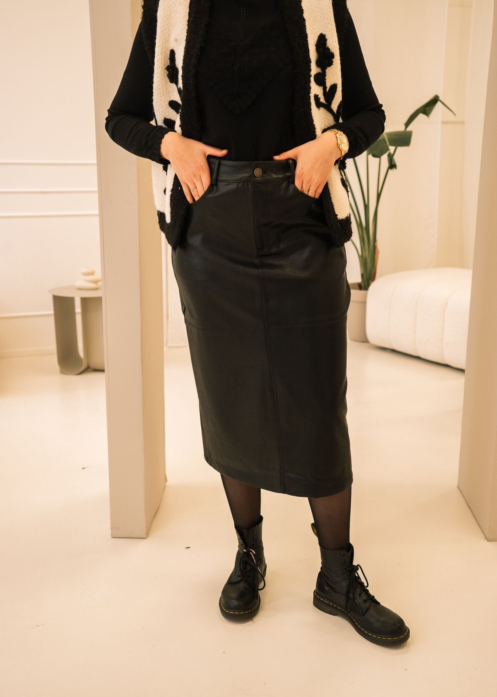 FLURESK Jasmin trui Black Maat 44