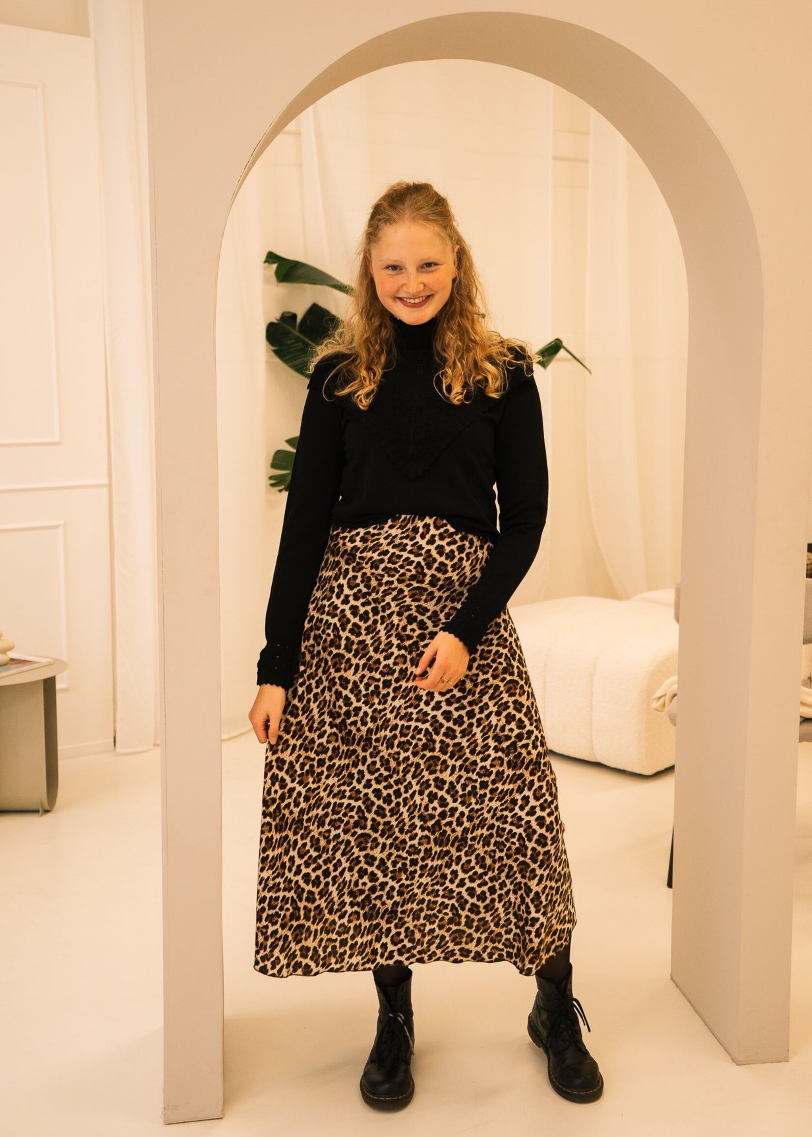 FLURESK Jasmin trui Black Maat 44