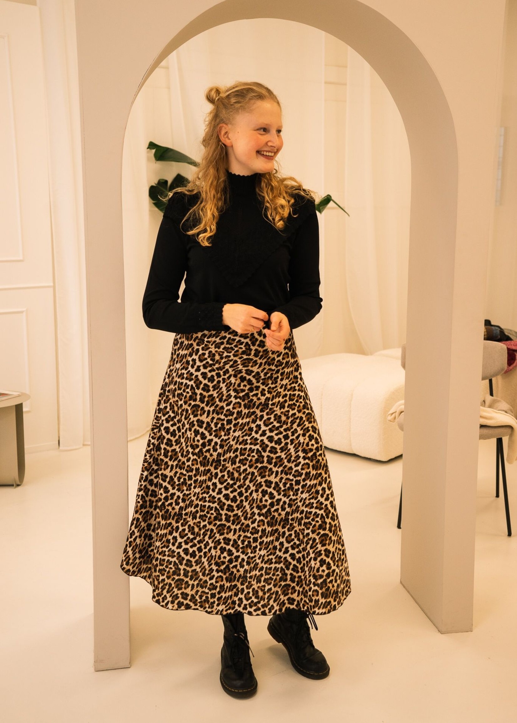 FLURESK Jasmin trui Black Maat 44