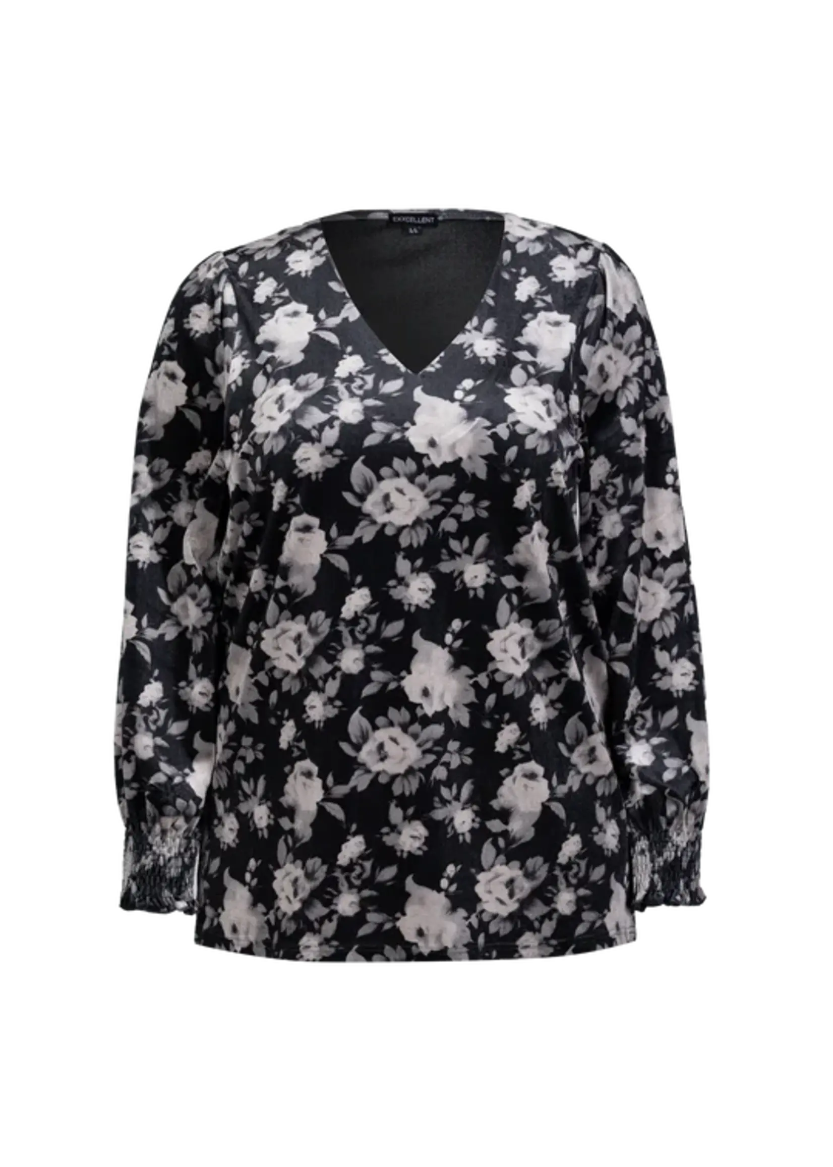 Exxcellent Bowiene Top Black Maat 52