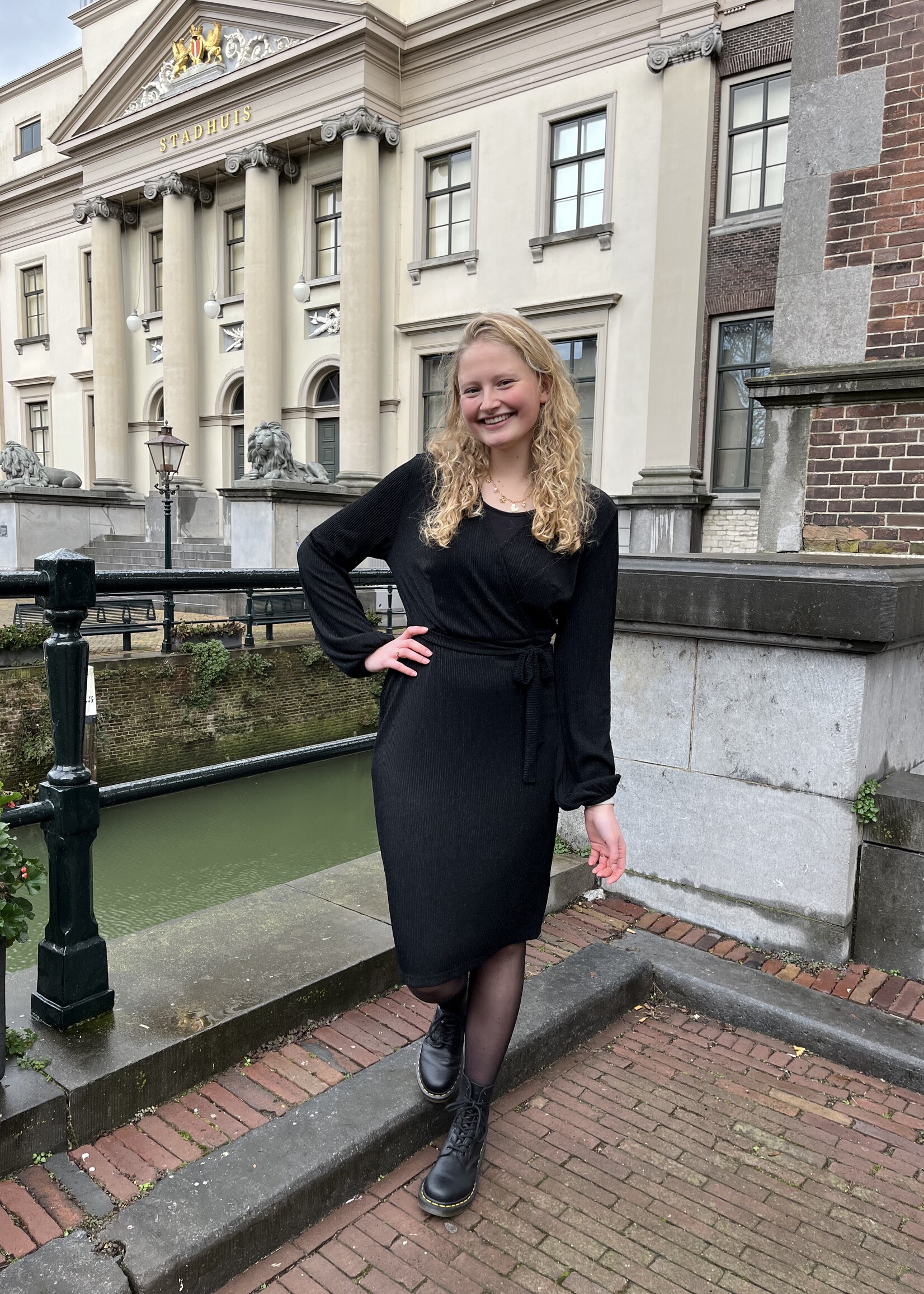 C&S The Label Eva Dress Black