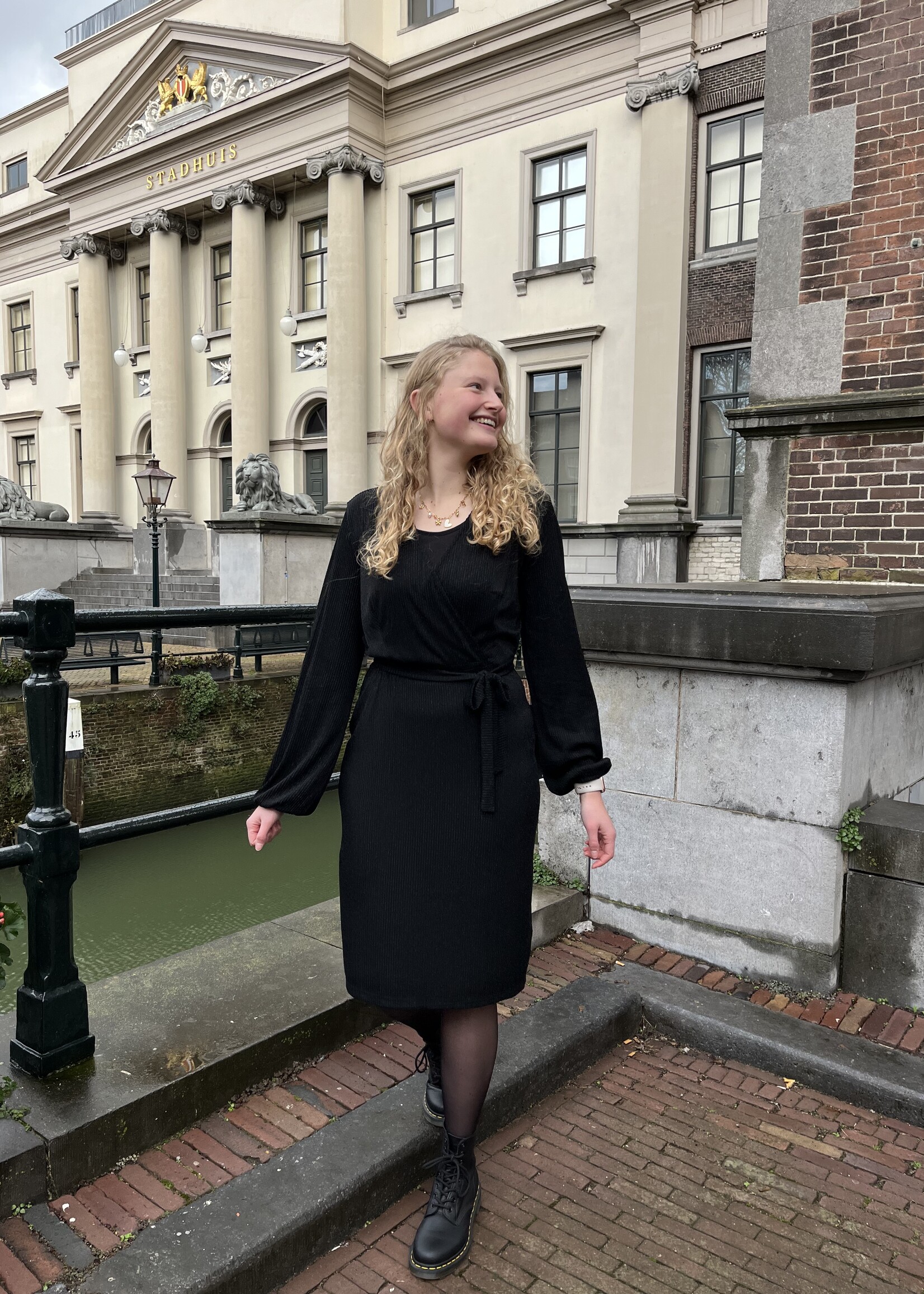 C&S The Label Eva Dress Black