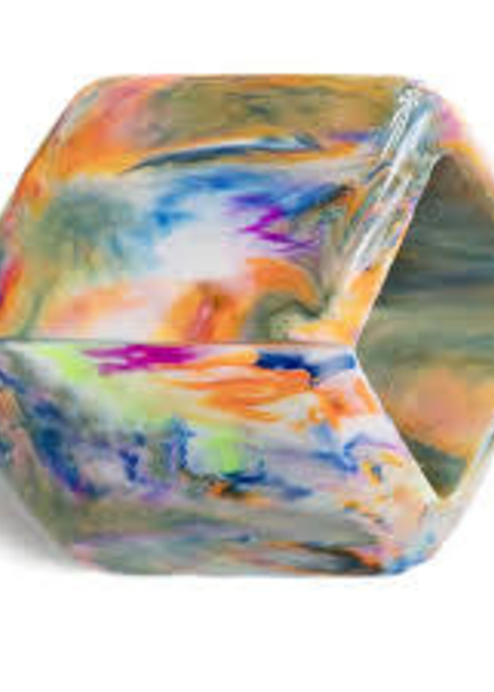 Cubes Cube Marble Orange shiny