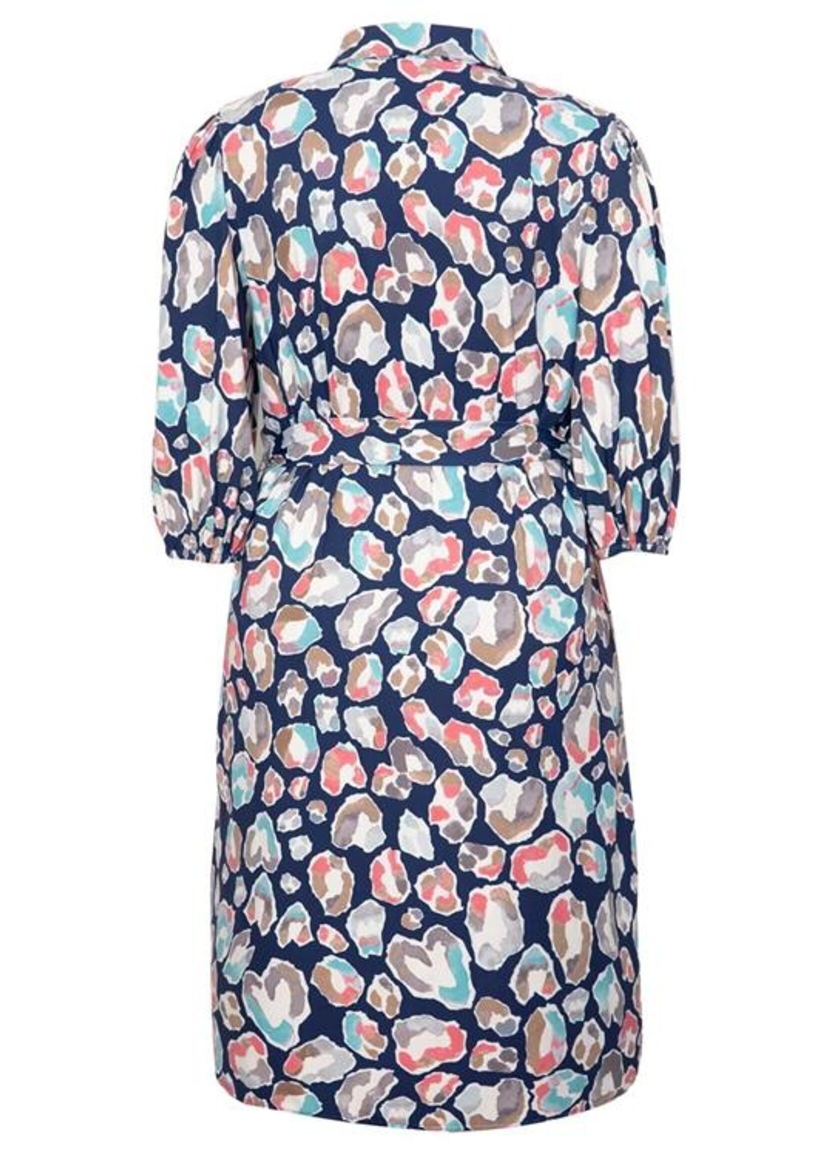 Exxcellent Cheyenne Dress Navy Blue Maat 46