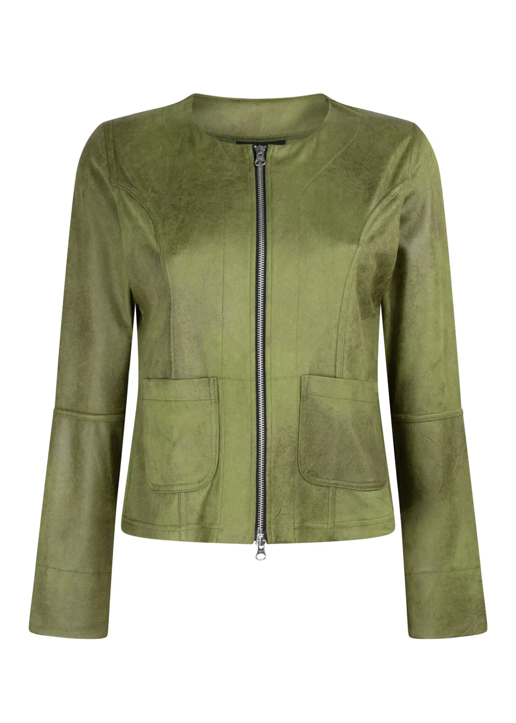 Ophilia Lara Vintage Leather Grass Green Maat 1