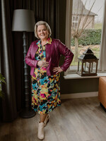 Ophilia Lara Vintage Leather Plum Maat 1