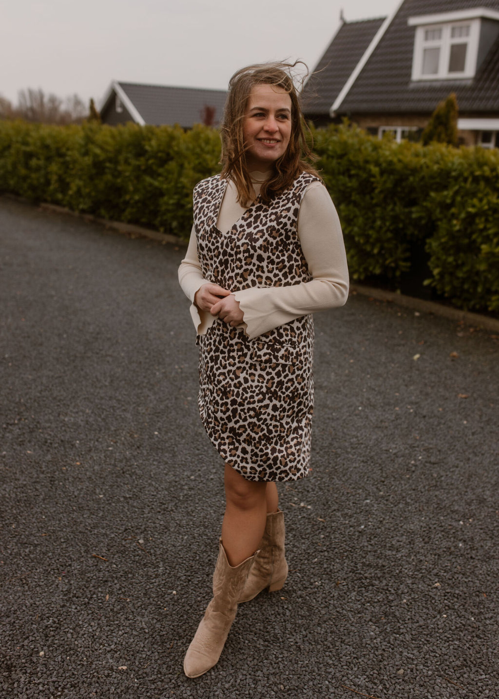 Fenn truitje beige Maat M/L