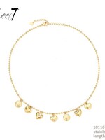 Sweet7 Ketting Patrice goudkleurig 101167623