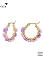 Sweet7 Oorbellen Pearl goudkleurig 300644610