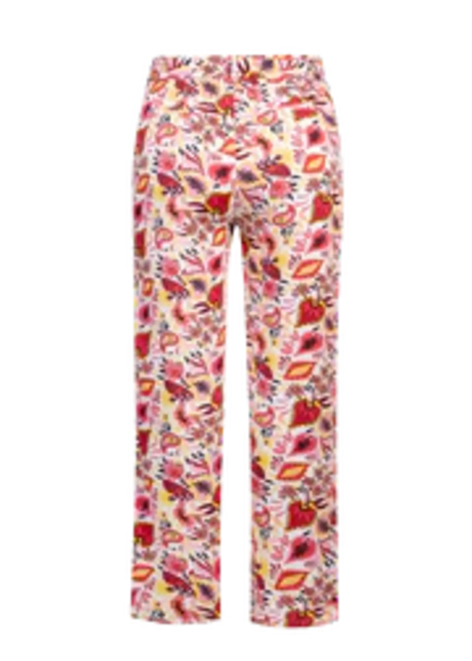 Exxcellent Anwen Pants Offwhite/Sweet Red Maat 48