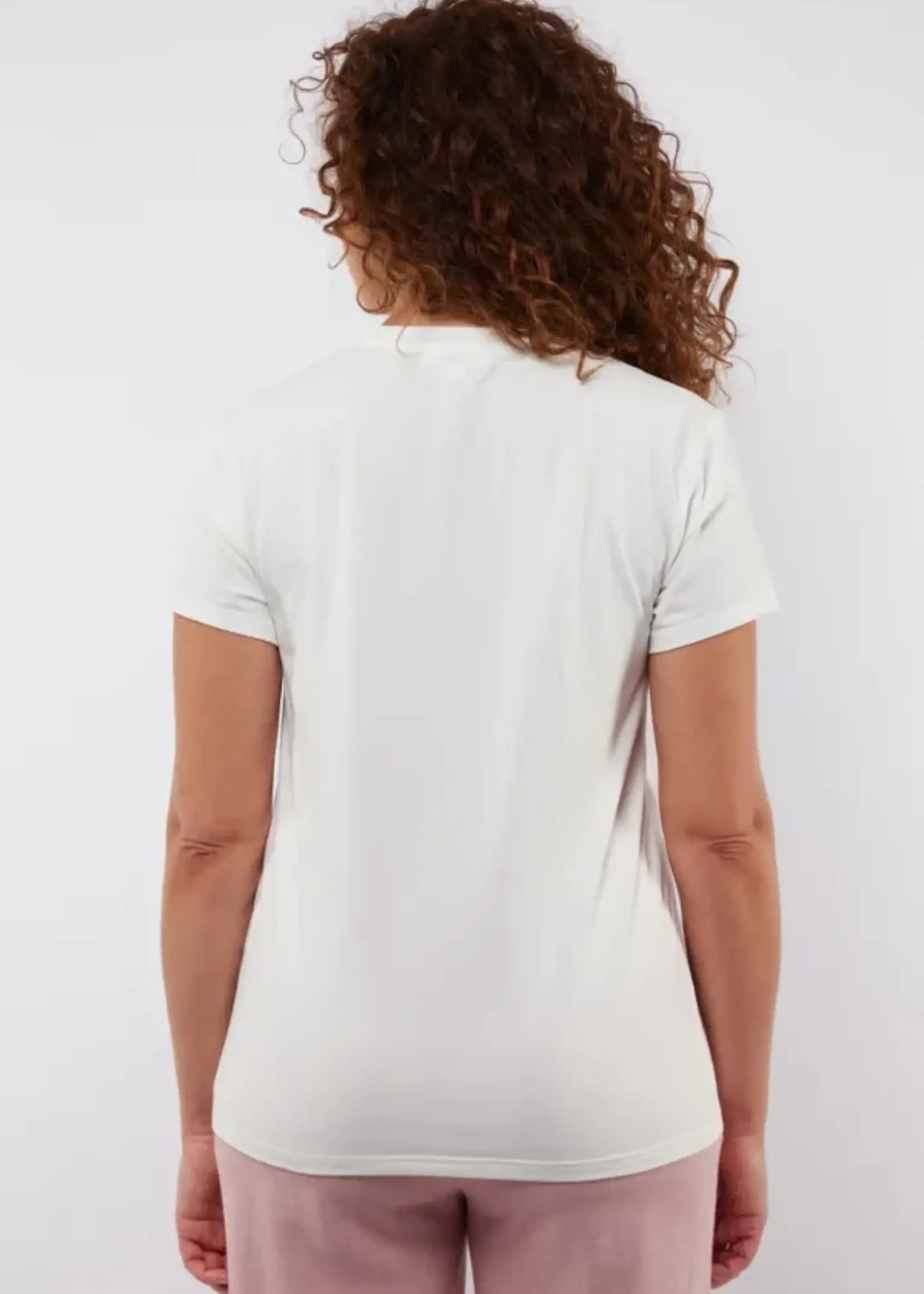 C&S The Label Laval Top Offwhite/Ballet Pink