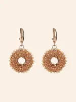 by jam Oorbellen by Jam - Trento London Eye oorhanger - beige