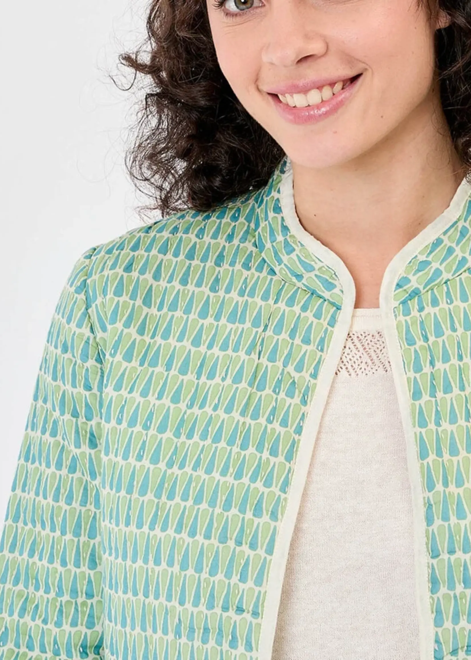 LA FIANCEE Anete Jacket Ibiza Green Maat 44