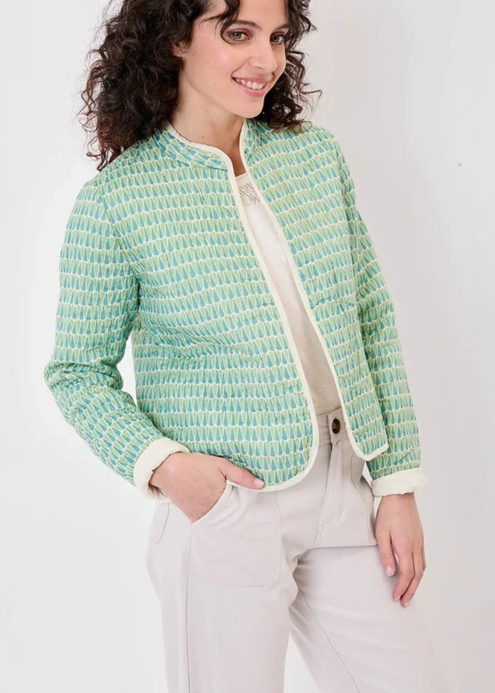 LA FIANCEE Anete Jacket Ibiza Green Maat 44