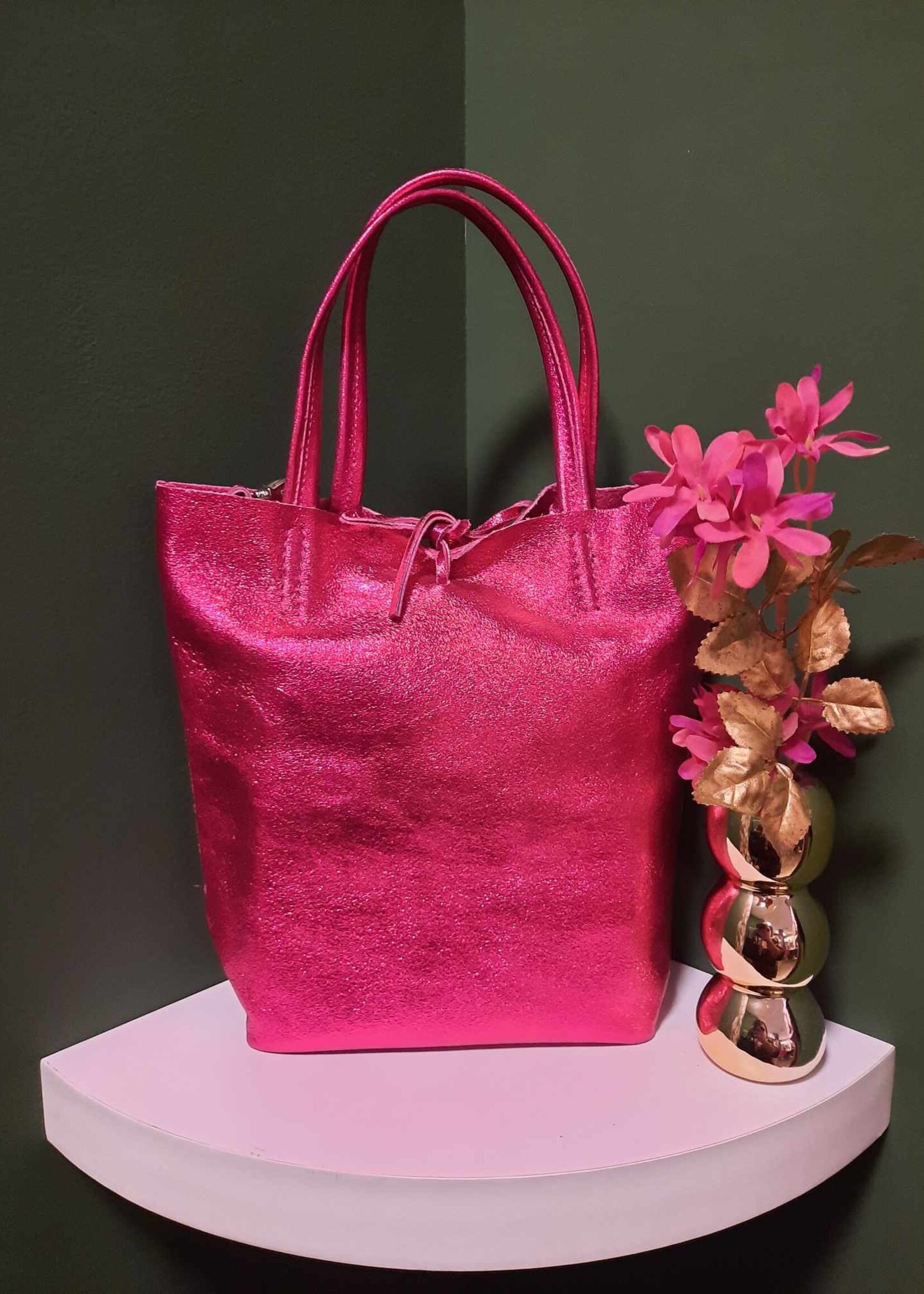 Alice Metallic Fuchsia