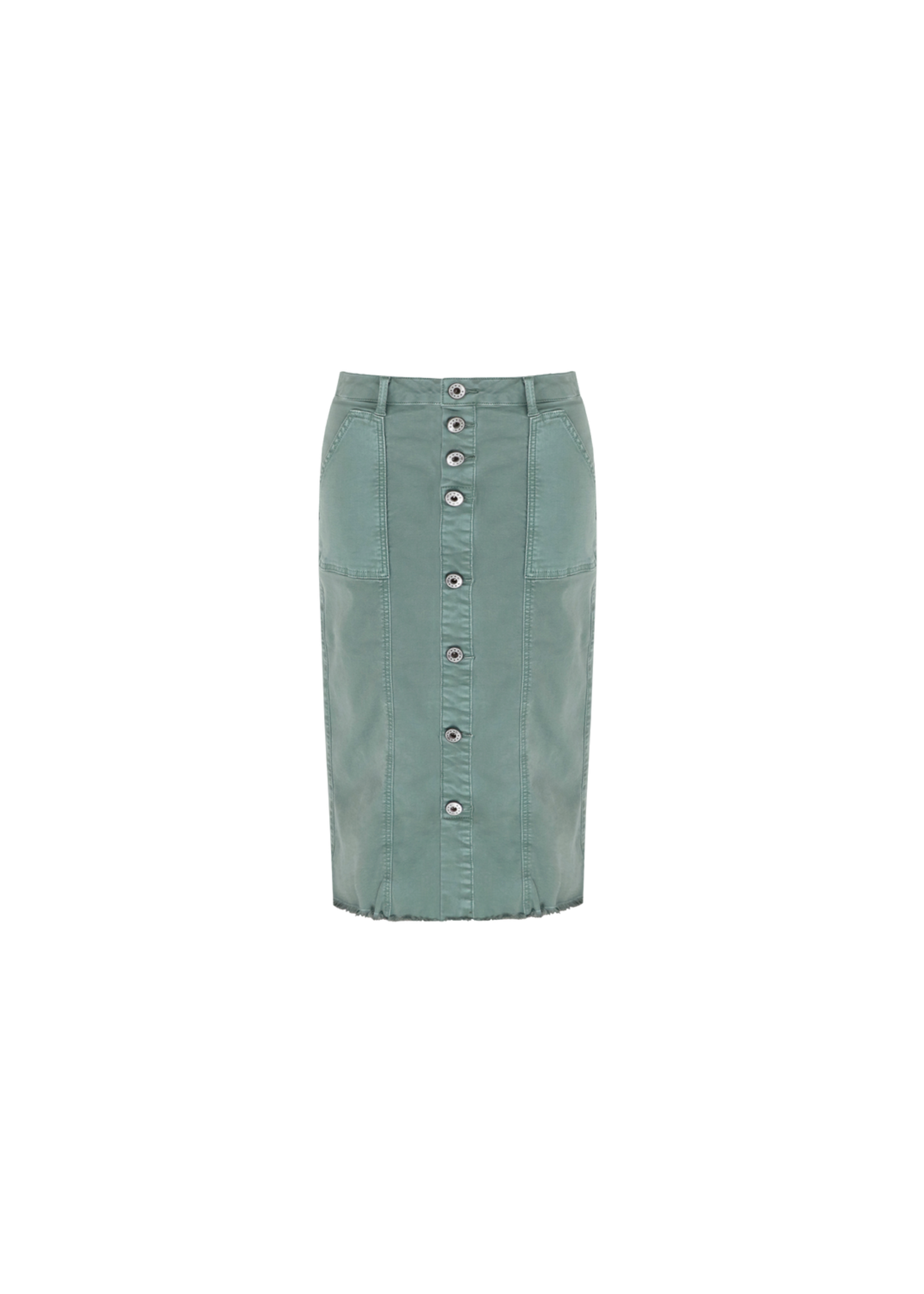 C&S The Label Avignon Skirt Jade Green Maat M